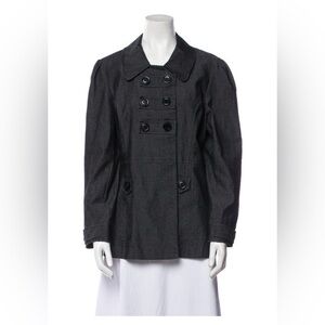 Sandro Sportswear Gray Double-Breasted Casual Jacket Size Large